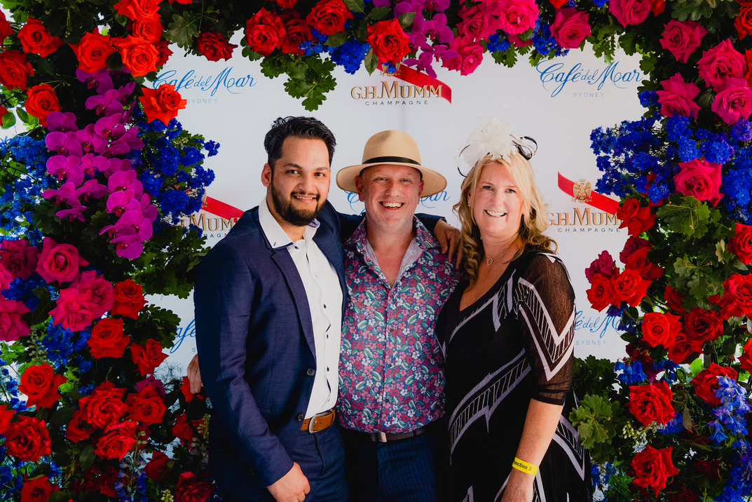 Case civil and structural engineering team photo at Melbourne Cup mehul panchal daniel taylor nicola mills